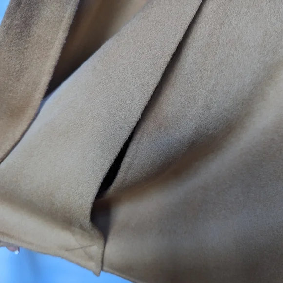 MARC CAIN Trench Coat Cashmere & Wool NWT MSRP $1780.00 SZ N1 (2/4 or S) - Picture 2 of 6